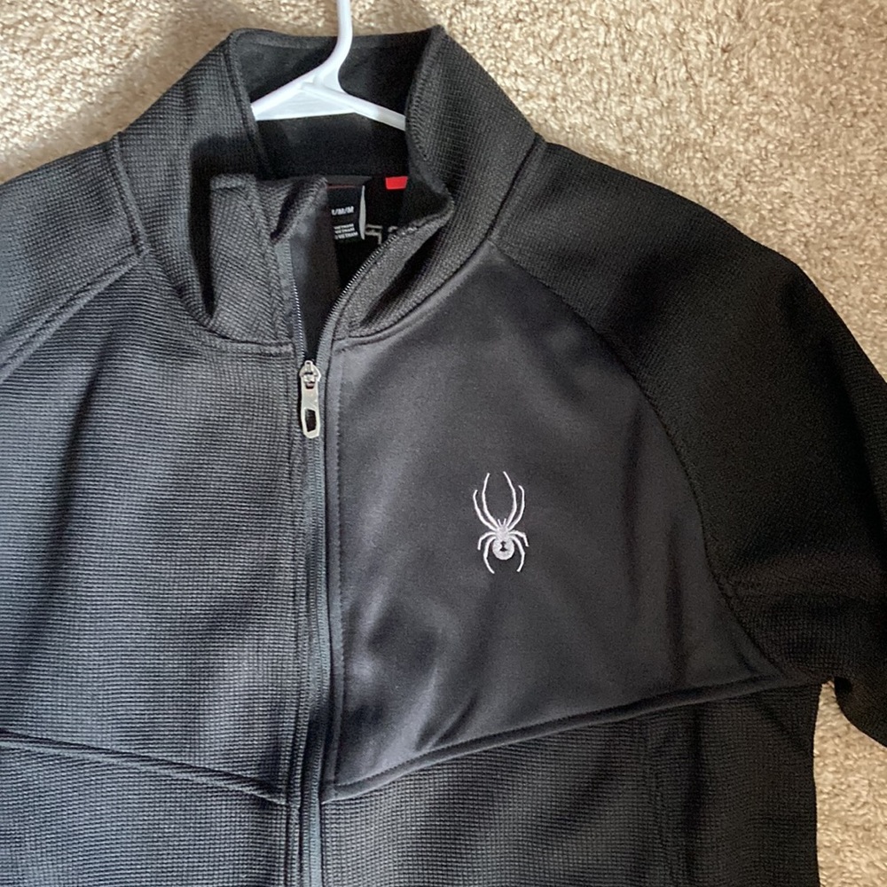Men’s Spyder (M) Black Full Zip Sweater